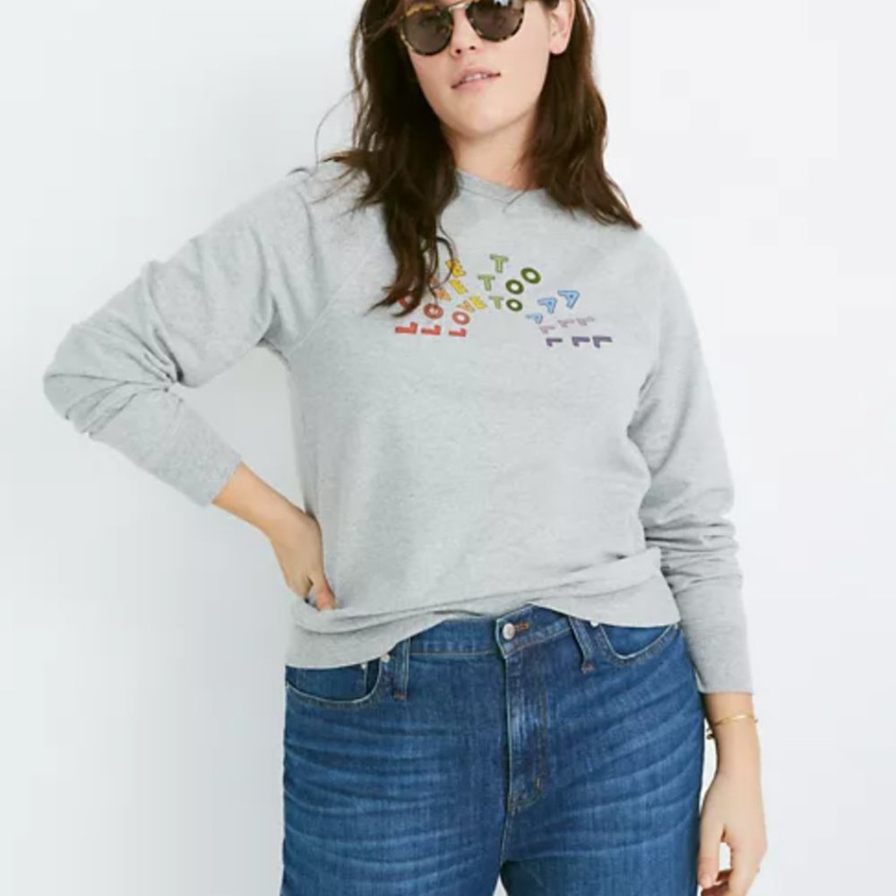 Madewell x Human Rights Campaign Pride Sweatshirt